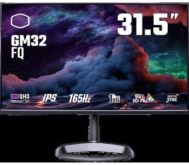 Refurbished Cooler Master GM32-FQ Zwart Gaming Monitor Refurbished Cooler Master GM32-FQ Zwart Gaming Monitor